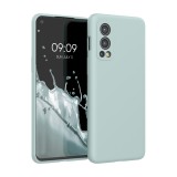 Husa pentru OnePlus Nord 2 5G, Silicon, Verde, 56070.200, kwmobile, Carcasa