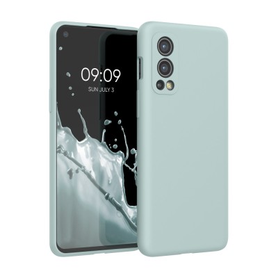 Husa pentru OnePlus Nord 2 5G, Silicon, Verde, 56070.200, kwmobile foto
