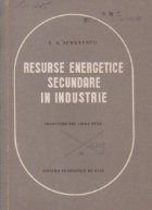 Resurse energetice secundare in industrie (traducere din limba rusa) foto