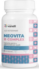 Supliment nutritiv lichid pentru bovine, ovine, caprine, păsări și porcine Neovita B Complex 100 ml