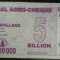 Bancnota 5000000000 Dolari - ZIMBABWE, anul 2008 *cod 384 B