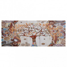 Set Tablouri Din Pânză Imprimeu Copac Multicolor 150 x 60 cm 289261