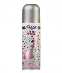 Spray Stralucitor ARGINTIU Pentru Par sau Corp Orkide Glitter Spray 90ml foto