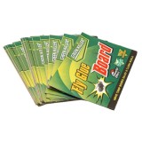 Set 50 capcane adezive pentru insecte si muste, tip carte, fara miros, adeziv puternic, reutilizabile, utilizare interior si exterior