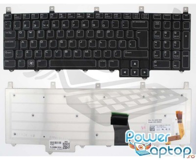 Tastatura Alienware M17X R2 iluminata backlit, M17X R3 iluminata backlit, M17X R4 iluminata backlit, M18X R2 foto