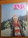 romania pitoreasca ianuarie 1980-art.cugir,lacul rosu,nunta in maramures,neamt