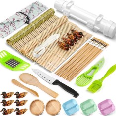 Set Ustensile pentru Sushi, Betisoare Multicolor