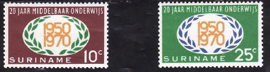 C1623 - Surinam 1970 - Educatie 2v. neuzat,perfecta stare
