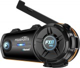 Intercom motocicleta Fodsports FX8 Pro, Bluetooth 5.0, conectare 8 rideri, raza 2000m, rezistent la apa