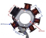 Magnetou Stator Yamaha YBR 125cc
