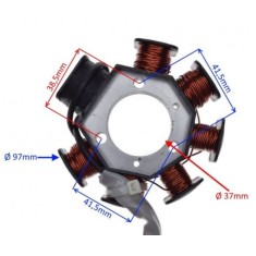 Magnetou Stator Yamaha YBR 125cc