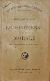 LE FONDEMENT DE LA MORALE, Schopenhauer