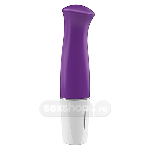 Vibratoare pentru incepatoare - OVO Dorinta D4 Vibrator Mini - culoare  Violet si Alb | Okazii.ro