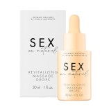 Picături pentru masaj BIJOUX INDISCRETS Revitalizing Massage Drops, cu efect calmant și hidratant, 30 ml