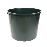 Butoi / cada plastic, fara capac, 500 litri, verde, D 104.5 cm