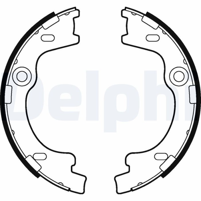 DELPHI LS2012 Set saboti frana, frana de mana