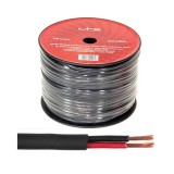 Cablu difuzor 2x2.5mmp rotund negru CCA LTC