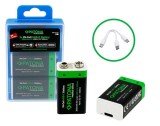 Acumulator Patona Premium 6F22 9Volti cu incarcare USB-C - 1413