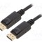 Cablu DisplayPort 1.2 LOGILINK HDCP, mufe din ambele părţi