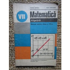 MATEMATICA ALGEBRA MANUAL PENTRU CLASA A VII-A - Spircu, Craciunel