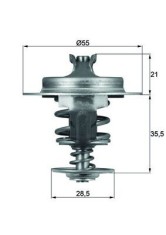 MAHLE TX 67 83D termostat,lichid racire