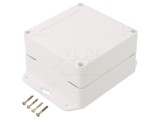 Carcasă Universală KRADEX ZP105.105.60SUB TM ASA Albă IP67 105x105x60mm