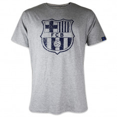 FC Barcelona tricou de barba?i Escudo grey - S foto