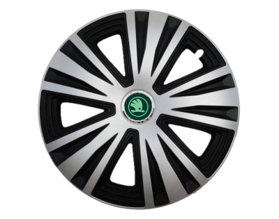 Set 4 Capace Roti Autohelix MSA&amp;reg; potrivite jantelor de 14 inch, pentru Skoda Nou Verde, model Glory Mix foto