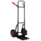vidaXL Cărucior telescopic manual, 200 kg, negru și roșu 146665