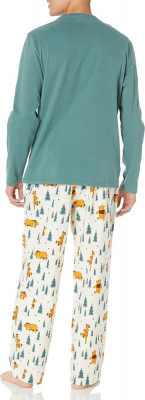 Pijama Amazon Essentials pentru barbati cu Winnie de Plus, din bumbac, Marimea L - RESIGILAT foto