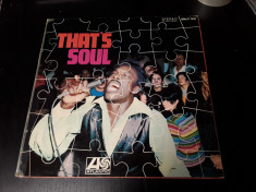 [Vinil] That&amp;#039;s Soul - compilatie soul - gatefold foto