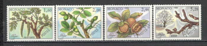 Monaco.1992 Cele 4 anotimpuri:Flori si fructe-supr. SM.688