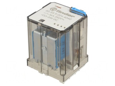 Releu electromagnetic 3PDT 24VDC 30A 16A/30VDC foto