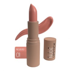 Ruj de buze Revers, New Nude Lipstick 01, nude satinat, 4 g