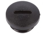 Capac de protecție neagră poliamidă filet metric M16 1.5