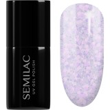 Semilac UV Hybrid Crushed_ICE unghii cu gel folosind UV / lampă cu LED culoare 492 Icy Lavender Bliss 7 ml