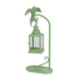 Felinar decorativ verde cu picior LA-178