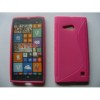 Husa Silicon S-Line Roz Nokia Lumia 730 / 735 - Protectie Premium