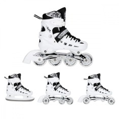 Role Reglabile 4in1 Nils Extreme NH10905-Alb, S (31-34)