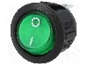 Intrerupator OFF-ON, 2 pozitii, SPST, SCI - R13-112B-02-BG-2D-N-2