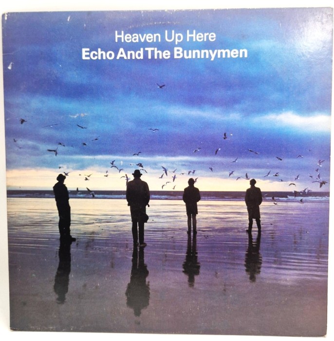 Echo And The Bunnymen &ndash; Heaven Up Here NM / VG+ vinil LP disc Sire SUa 1981 indie rock