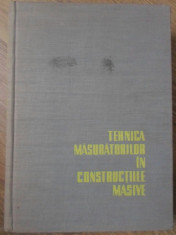 TEHNICA MASURATORILOR IN CONSTRUCTIILE MASIVE-GH. RUSU foto