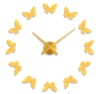 Ceas de perete 3D Argintiu / Auriu Butterfly DIY WZ2446
