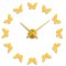 Ceas de perete 3D Argintiu / Auriu Butterfly DIY WZ2446