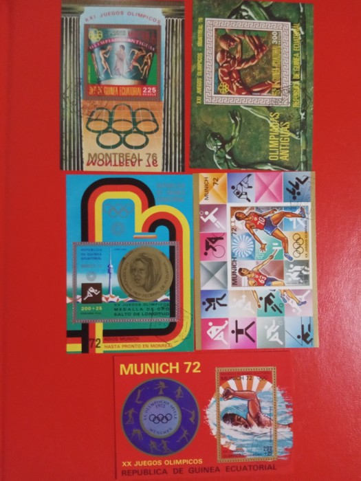 GUINEA ECUATORIALĂ, SPORT - COLIȚE ȘTAMPILATE