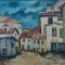 Jean Cheller, Ulei pe p&acirc;nză, Semnat, Dimensiuni cu ramă 73 x 78 cm