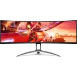 Monitor LED AOC Gaming AGON AG493UCX2 Curbat 49 inch DQHD VA 1 ms 165 Hz USB-C HDR FreeSync Premium Pro &amp;amp; G-Sync Compatible