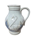 VAS CU O ANSA DIN CERAMICA CU MODEL LEBADA