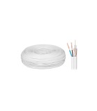 Cablu coaxial 75ohmi K-60 5.8mm cupru/cupru si alimentare 2x0.5mm, Cabletech