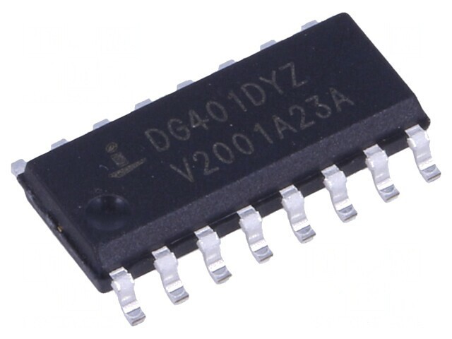 Comutator Analogic SPST-NO 2 Canale SO16 &plusmn;5&divide;17VDC, 5&divide;34VDC